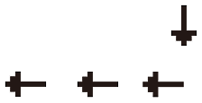 道案内の矢印