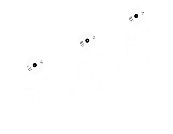 みたけ君たちが踊っている
